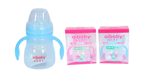 愛兒得樂140ml寬口硅膠0-6個月自動奶瓶