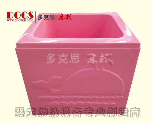 多克思樂(lè)彩高級(jí)嬰兒暢游池紅色