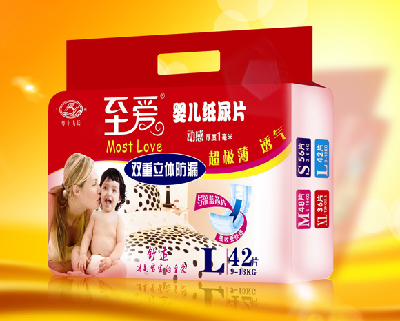 至愛嬰兒紙尿片L碼42片