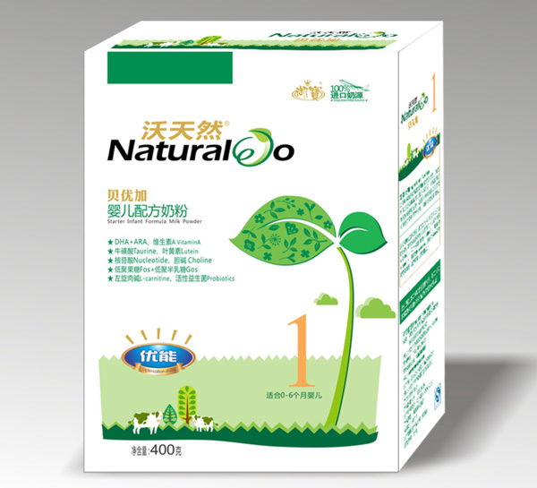 沃天然貝優(yōu)加優(yōu)能嬰兒奶粉(盒)