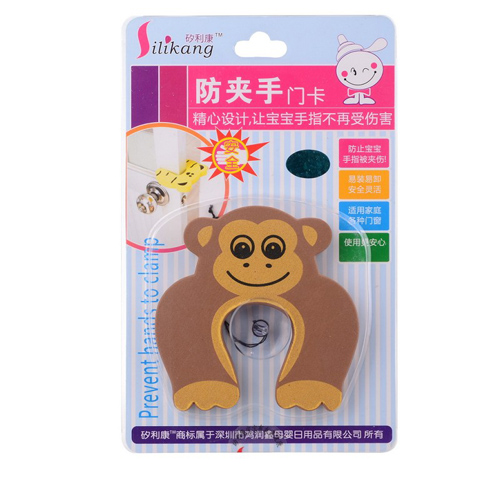 矽利康小熊防夾手門卡