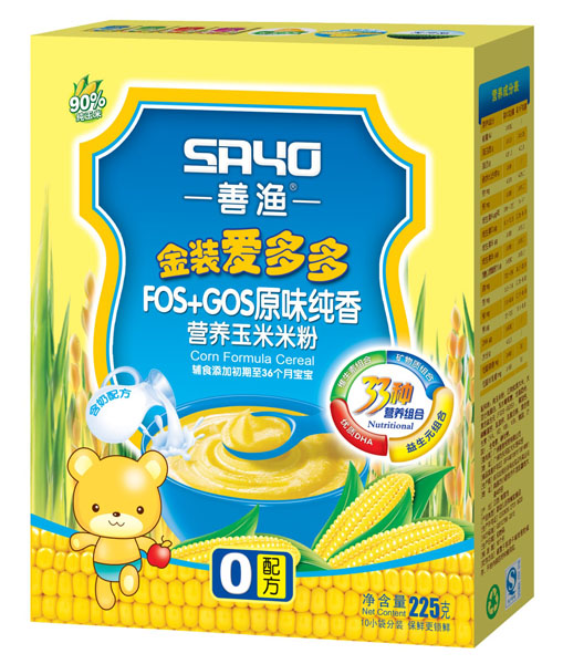 善漁金裝愛(ài)多多原味純香營(yíng)養(yǎng)玉米米粉