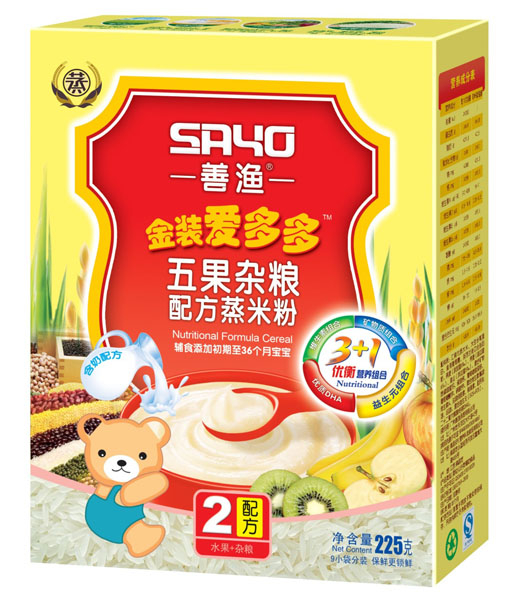 善漁金裝愛多多五果雜糧配方蒸米粉