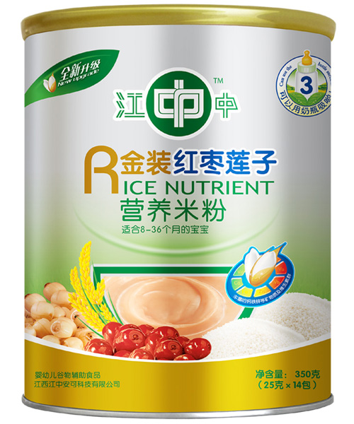 江中紅棗蓮子聽裝營養(yǎng)米粉