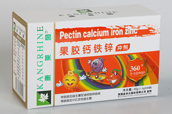 康萊茵果膠鈣鐵鋅沖劑