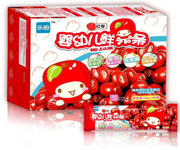 樂紛嬰幼兒鮮果條紅棗味