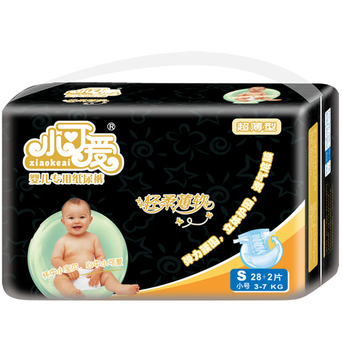 小可愛(ài)嬰兒專用紙尿褲黑鉆金裝S號(hào)