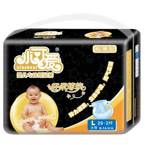 小可愛嬰兒專用紙尿褲黑鉆金裝L號(hào)