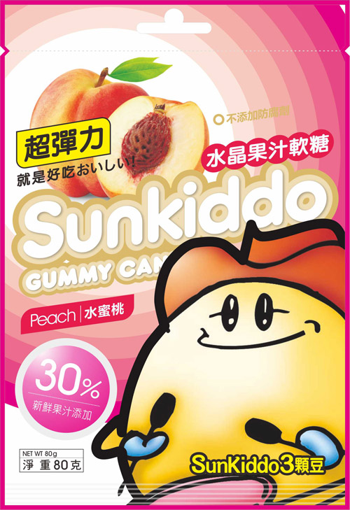 sun kiddo水蜜桃QQ軟糖