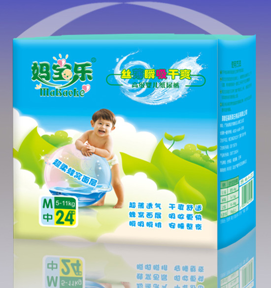 媽寶樂(lè)絲薄瞬吸干爽紙尿褲M(mǎn)24片