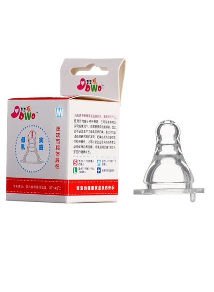 豆豆我標口徑硅膠奶嘴