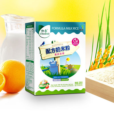 初朵盒裝果蔬多維奶米粉