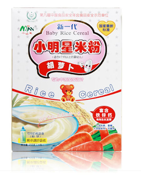 小明星胡蘿卜嬰兒米粉