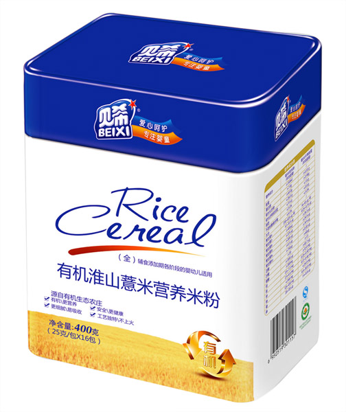 貝希有機(jī)淮山薏米營(yíng)養(yǎng)米粉聽(tīng)裝