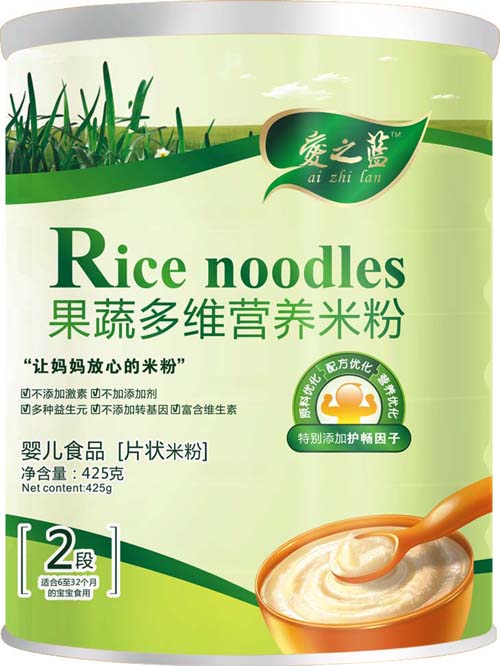 愛之藍(lán)果蔬多維營(yíng)養(yǎng)米粉2段