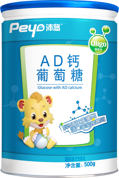沛悠AD鈣葡萄糖500g