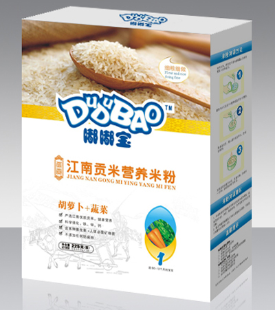 嘟嘟寶胡蘿卜+蔬菜營養(yǎng)米粉盒裝