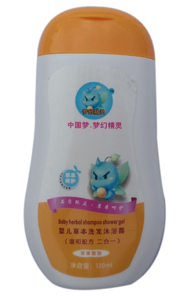 夢幻精靈蘋果香型草本洗發(fā)沐浴露