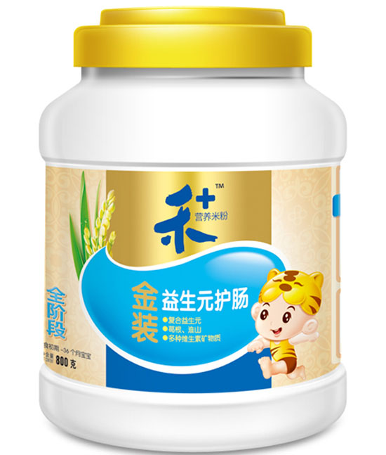 禾+金裝益生元護(hù)腸營養(yǎng)米粉