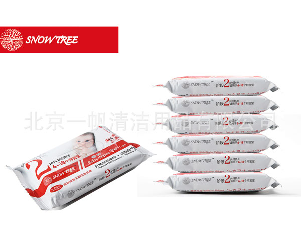 snowtree雪樹嬰幼兒濕巾2段10片裝