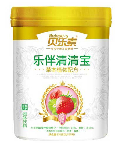 貝樂(lè)素樂(lè)伴清清寶草莓味