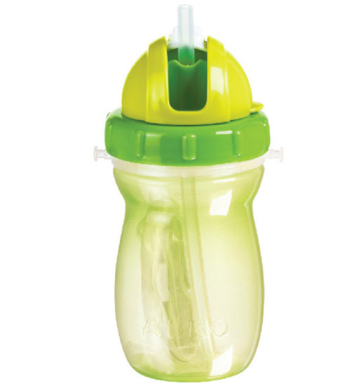 愛(ài)樂(lè)寶背帶水壺250ml綠色