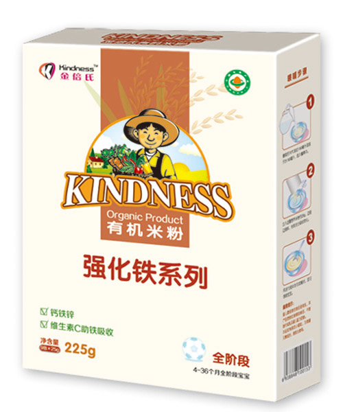 金倍氏強化鐵米粉-盒裝全階段