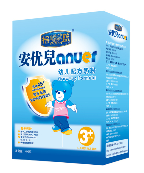 安優(yōu)兒幼兒配方奶粉3段(盒)