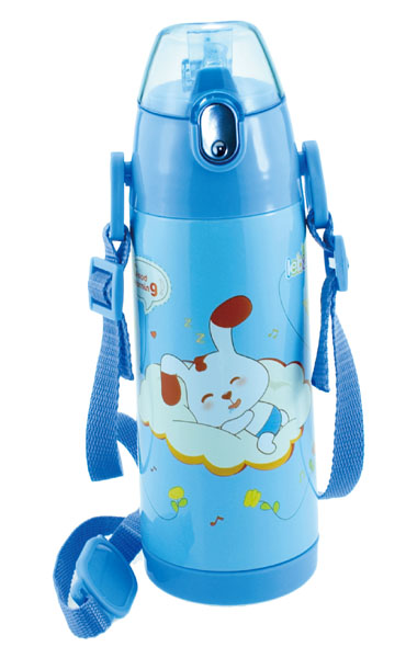 樂蓓藍色小兔卡通保溫水杯