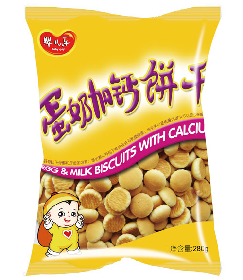 嬰兒樂(lè)蛋奶加鈣餅干280g