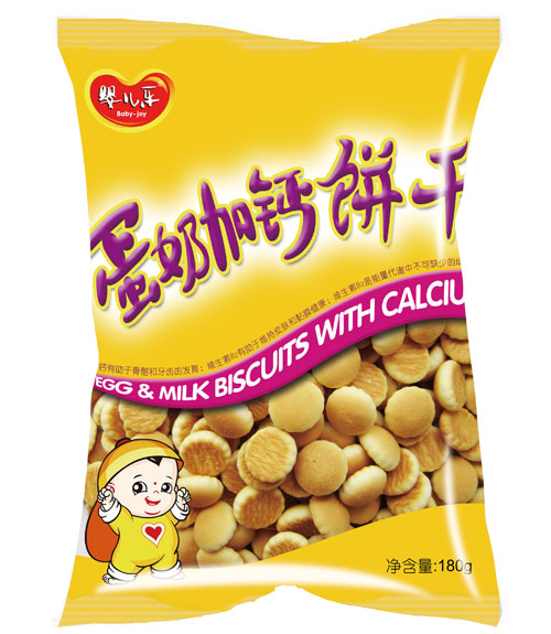 嬰兒樂(lè)蛋奶加鈣餅干180g