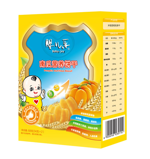 嬰兒樂南瓜營養(yǎng)餅干