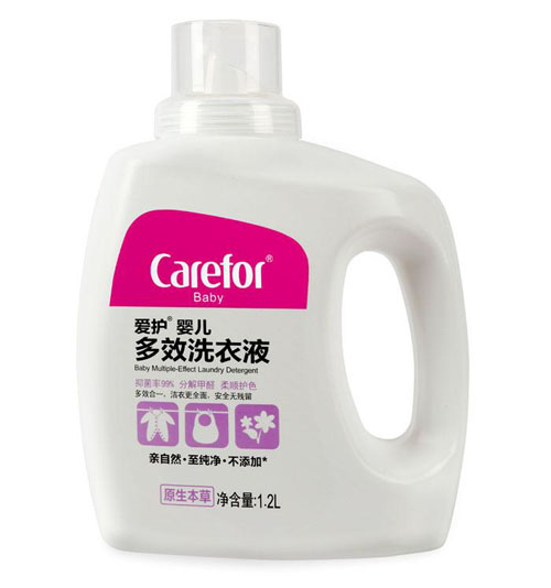 愛護(hù)yinge多效洗衣液1.2L瓶裝