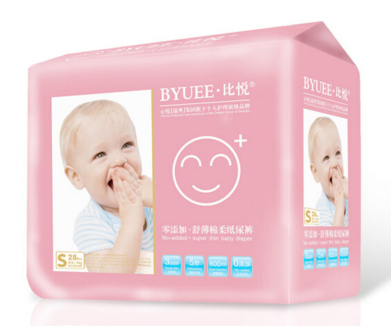 比悅舒薄棉柔紙尿褲S碼28片