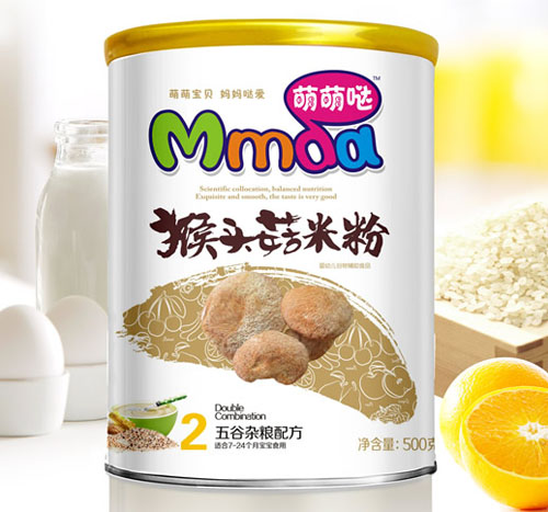 萌萌噠500克紙聽(tīng)五谷雜糧猴頭菇米粉