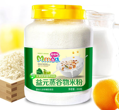 萌萌噠850克水果蔬菜蒸谷物米粉