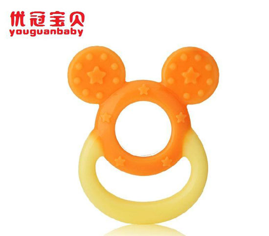 優(yōu)冠寶貝雙耳彩色牙膠