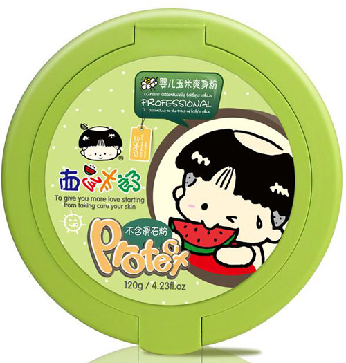 西瓜太郎嬰兒玉米爽身粉
