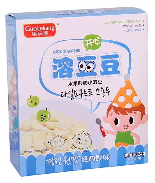 果樂康經(jīng)典原味水果酸奶小溶豆