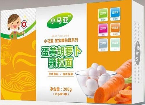小馬亞蛋黃胡蘿卜顆粒面