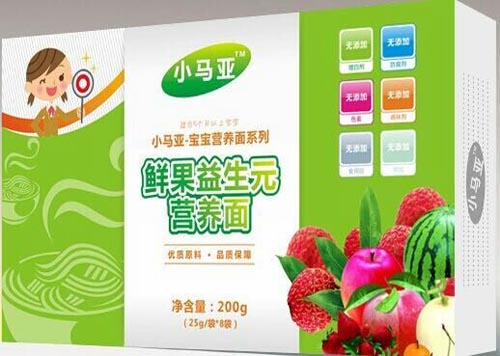 小馬亞鮮果益生元營養(yǎng)面