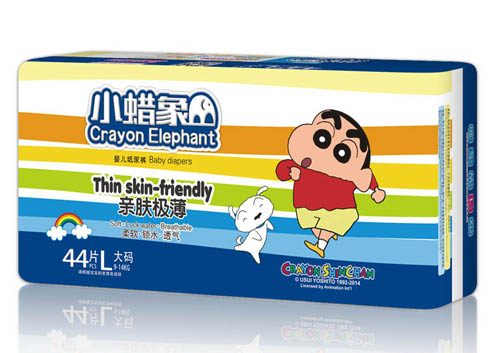 小蠟象親膚極薄嬰兒紙尿褲L碼