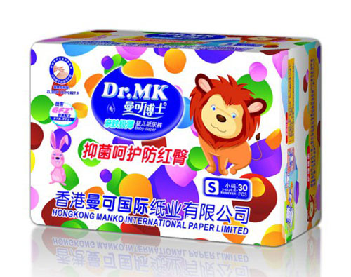曼可博士親膚極薄嬰兒紙尿褲S碼