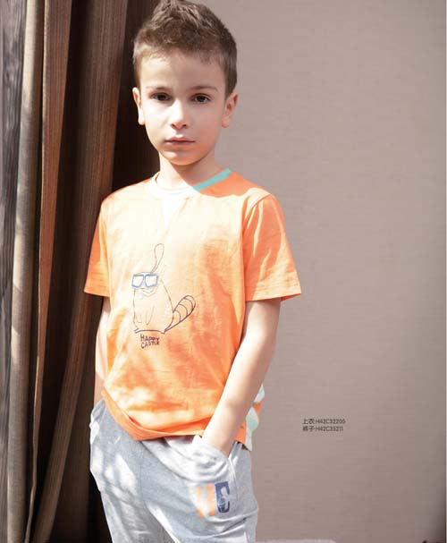 快樂(lè)城堡可愛(ài)狗短袖