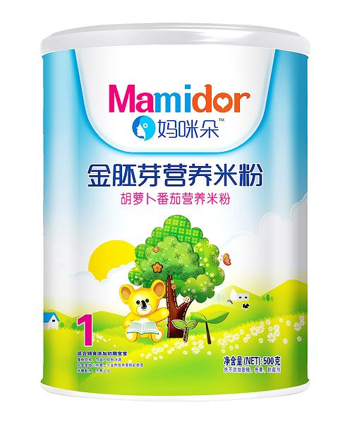 媽咪朵金胚芽胡蘿卜番茄營養(yǎng)米粉(聽裝)