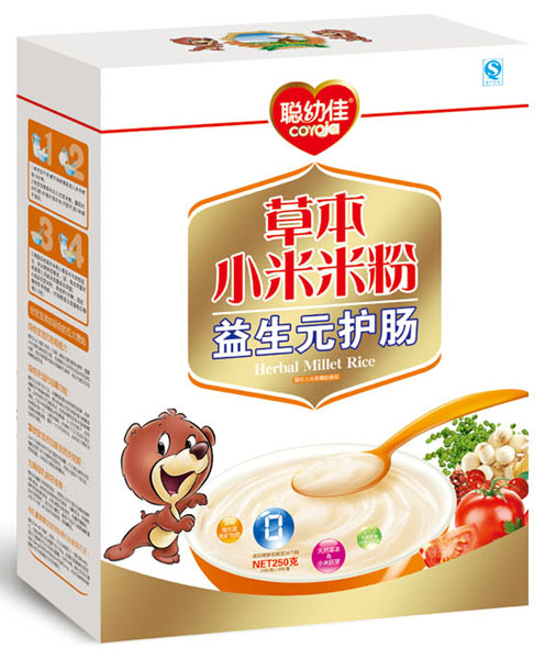 聰幼佳益生元護腸草本小米米粉