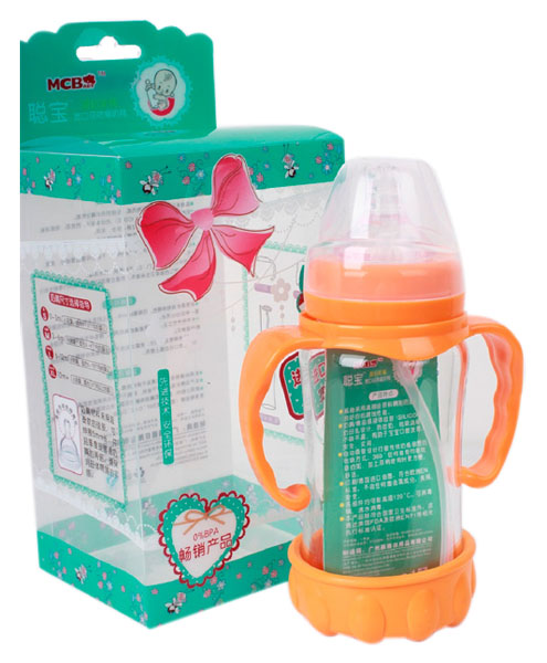 聰寶240ml寬口徑防爆晶鉆玻璃奶瓶jpg