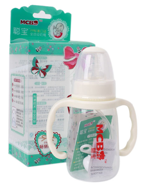 聰寶150mlPP標(biāo)準(zhǔn)口徑全自動奶瓶