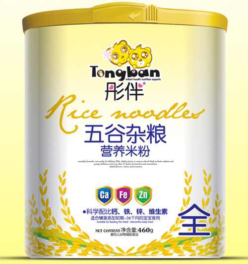 彤伴五谷雜糧營(yíng)養(yǎng)米粉桶裝全段