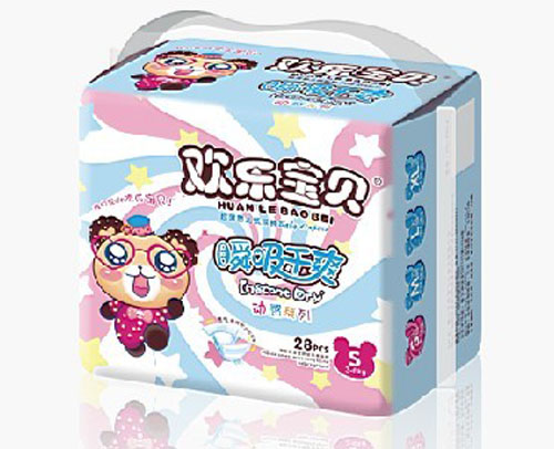 歡樂(lè)寶貝動(dòng)感系列紙尿褲S碼28片